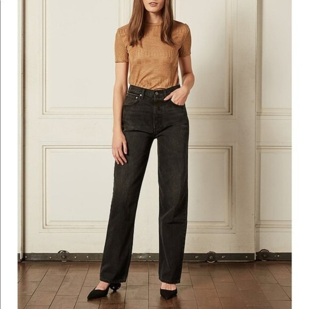 Boyish‎ by HER Womens Ziggy Jeans High-Waist Relaxed Leg in Hustler Size 27